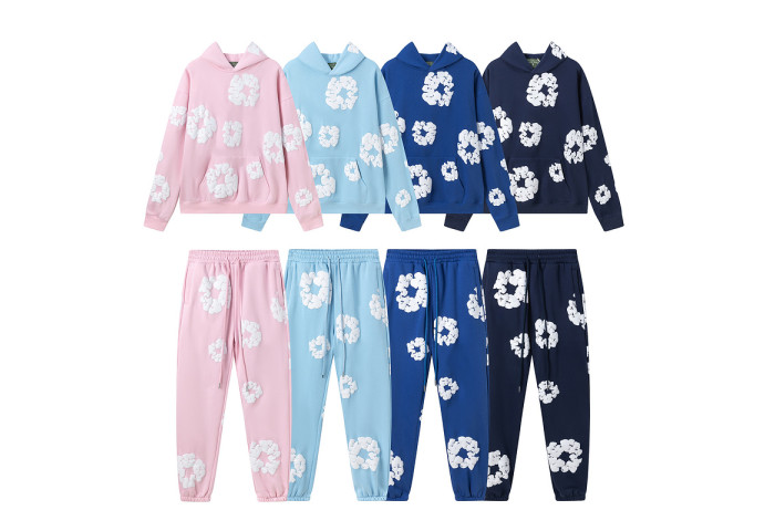 Denim Te*rs Hoodie&Pants