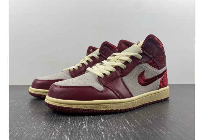 Air Jordan 1 Mid SE Wmns ''Tiki Leaf'' DZ2820-601