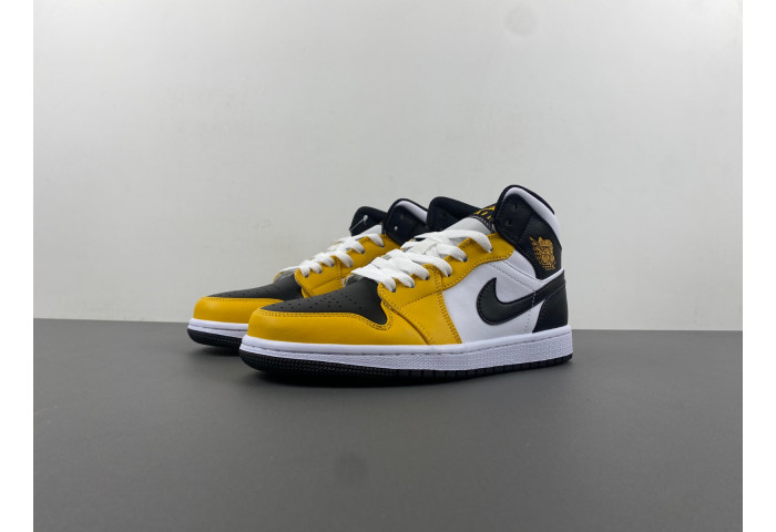 Air Jordan 1 Mid "Yellow Ochre/Black" DQ8426-701