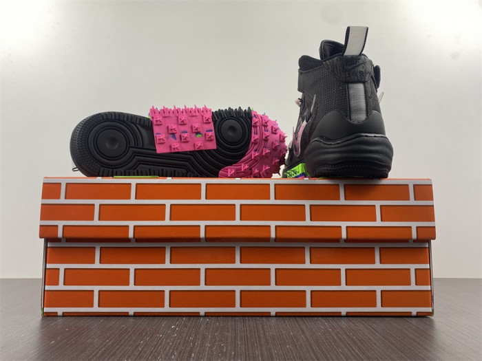 off-white x nike air force 1 mid black do6290-001