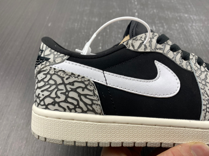 air jordan 1 low og "black cement" cz0790-001