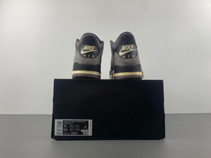 a ma maniere x air jordan 3 black fz4811-001