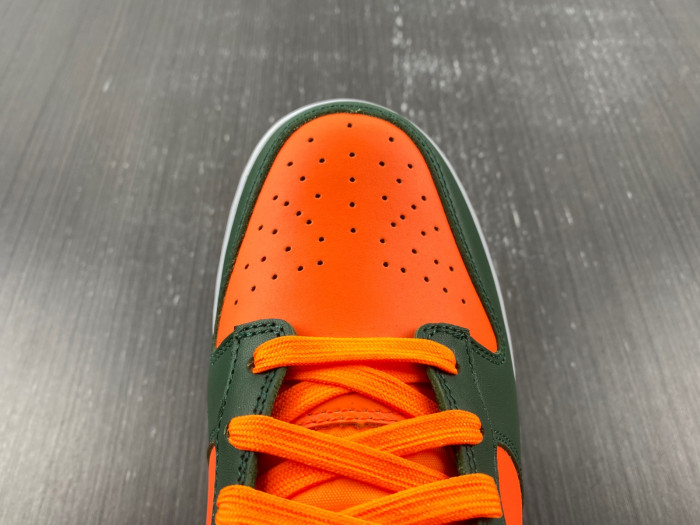 nike dunk low "miami hurricanes" dd1391-300
