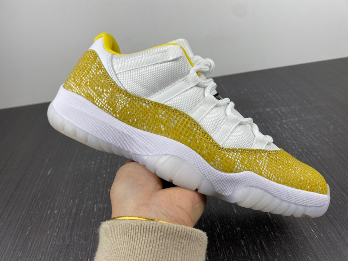 air jordan 11 low “yellow snakeskin” ah7860-107