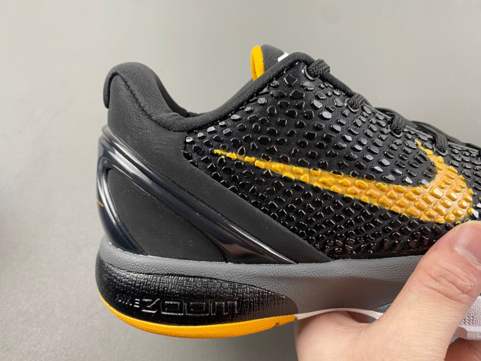 nike kobe vi black gold (ps) 429911-001