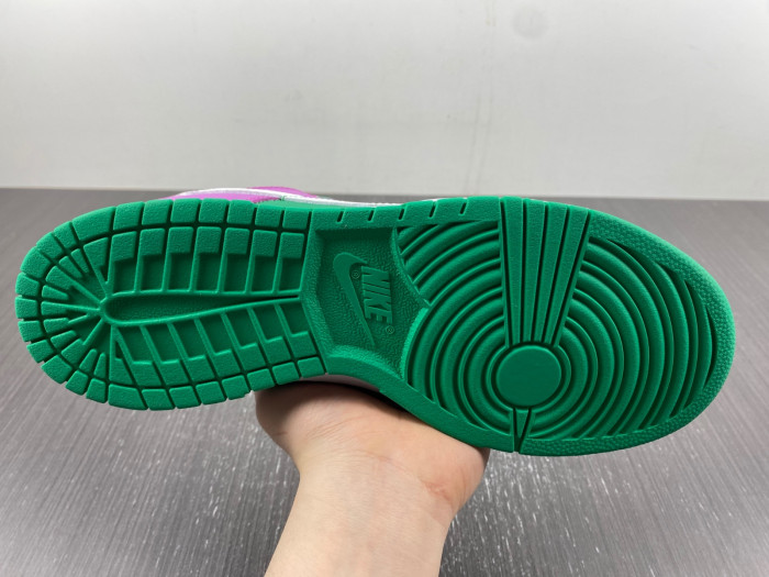 nike dunk low "stadium green/fuchsia" fd9924-311