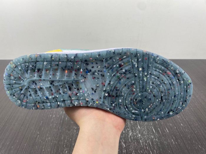 air jordan 1 low yellow white grind dx4375-800