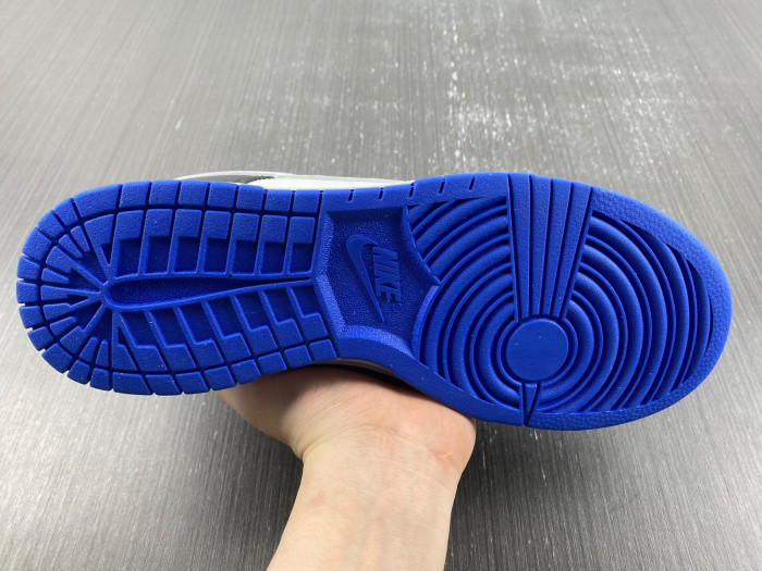 nike dunk low white black blue fd9064-110