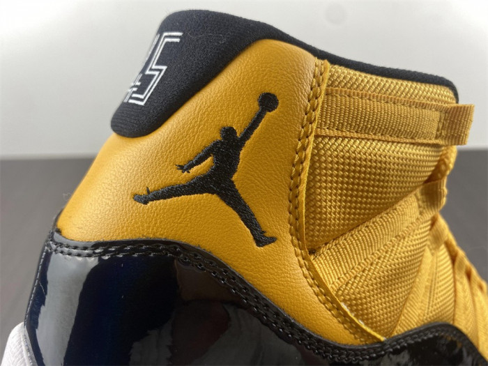 air jordan 11 retro black yellow ct8012-118