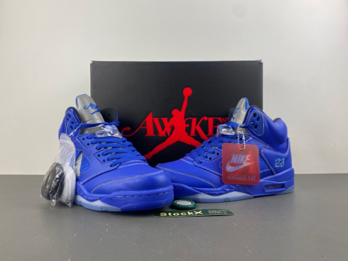 Air Jordan 5 “Racer Blue” Awake NY DV4982-400