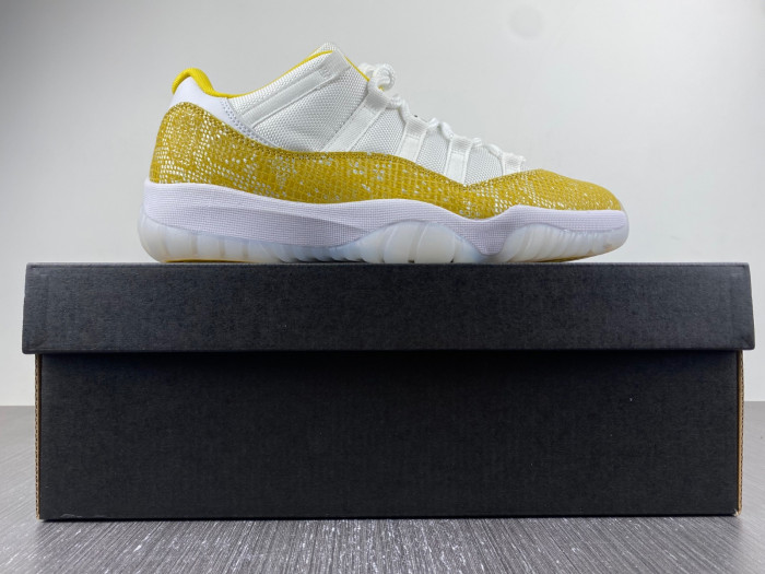 air jordan 11 low “yellow snakeskin” ah7860-107
