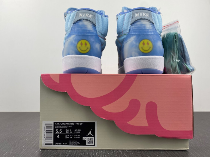 j balvin x air jordan 2 dq7691-419