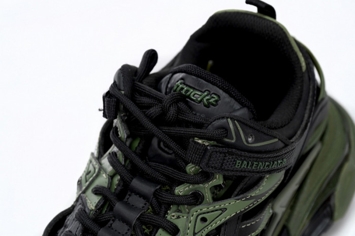 Ba*len*cia*ga track 2 sneaker military black 568614 w3ae1 2311