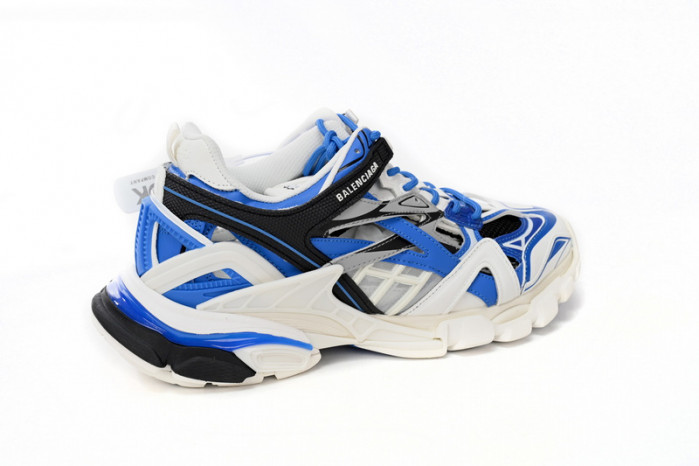 belanciaga Track 2 Sneaker Blue White 568614 W3AE2 4191