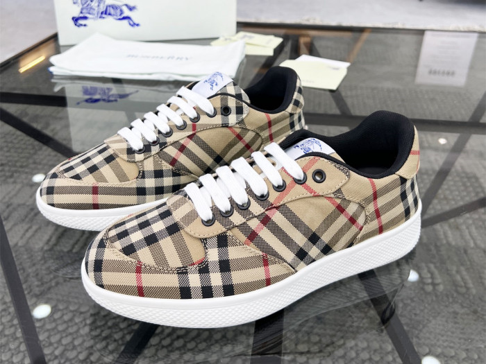 Bur*berry Check Terrace Sneakers