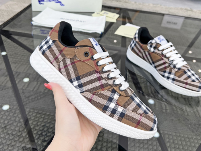 Bur*berry Check Terrace Sneakers