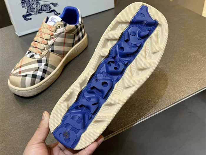 Bur*berry Check Terrace Sneakers BBR--3005