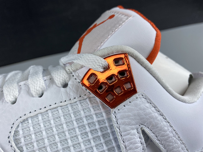 air jordan 4 retro "metallic orange" ct8527-118