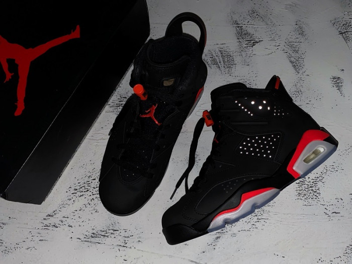 air jordan 6 retro black infrared 384664-060