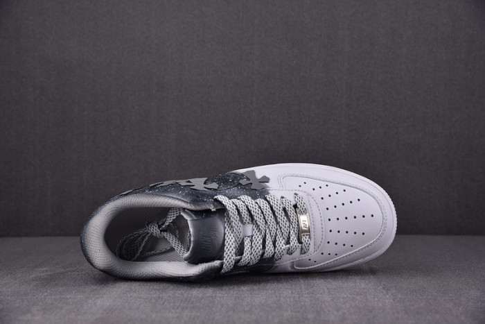 Ch*0me He**ts x nike air force 1 low 07 white/grey/black cw2288 111