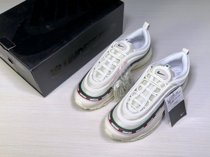 undefeated nike air max 97 white aj1986-100