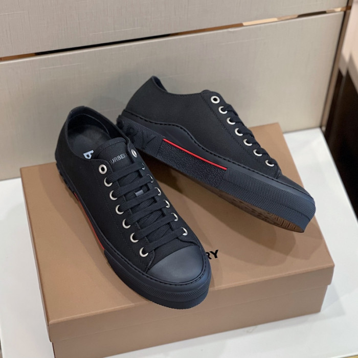 B**rry vintage check cotton sneakers