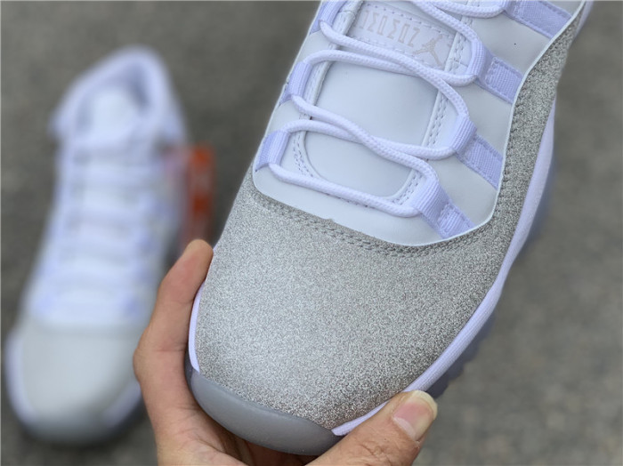 air jordan 11 retro "metallic silver" ar0715 100