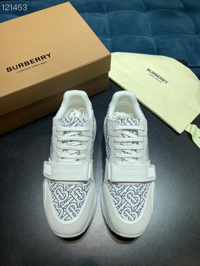 Bur*berry Vintage Check, Leather and Mesh Sneakers