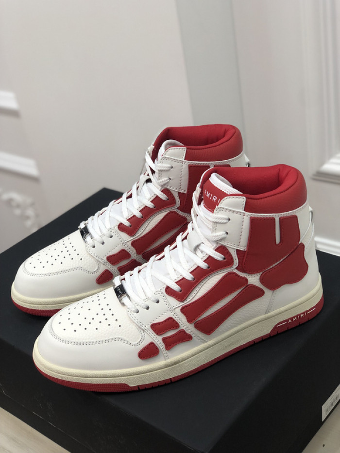 amiri* skel leather sneakers