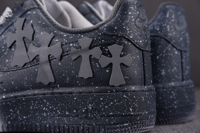 Ch*0me He**ts x nike air force 1 low 07 white/grey/black cw2288 111