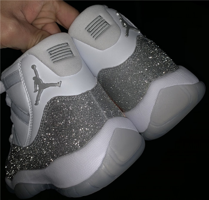 air jordan 11 retro "metallic silver" ar0715 100