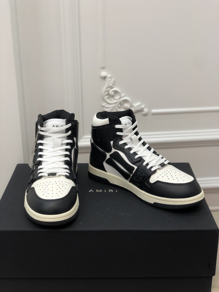 amiri* skel leather sneakers