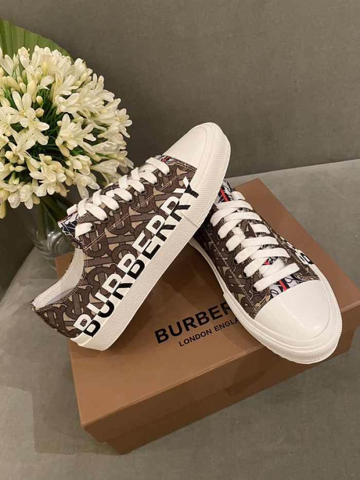 B**rry vintage check cotton sneakers