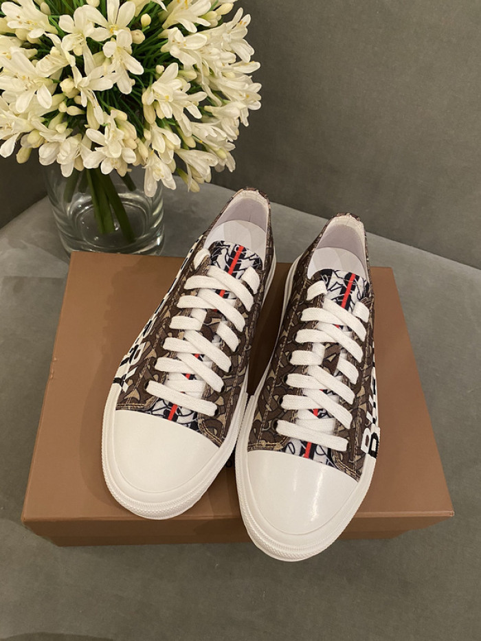 B**rry vintage check cotton sneakers