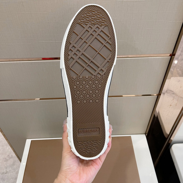 Bur*berry Vintage Check Cotton Sneakers