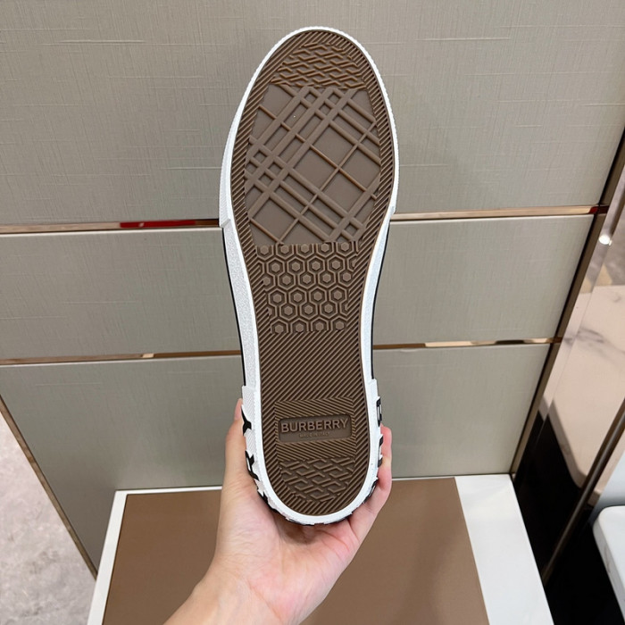 B**rry vintage check cotton sneakers