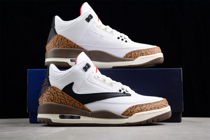 travis scott x nike air jordan 3 “tan brown”