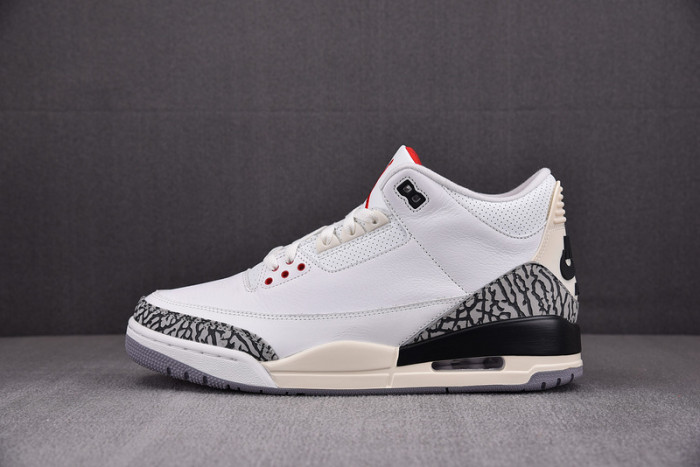 air jordan 3 "white cement" re-imagined dn3707-100