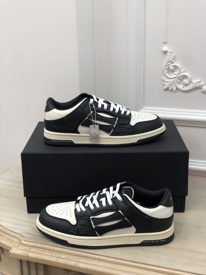 amiri* skel leather sneakers