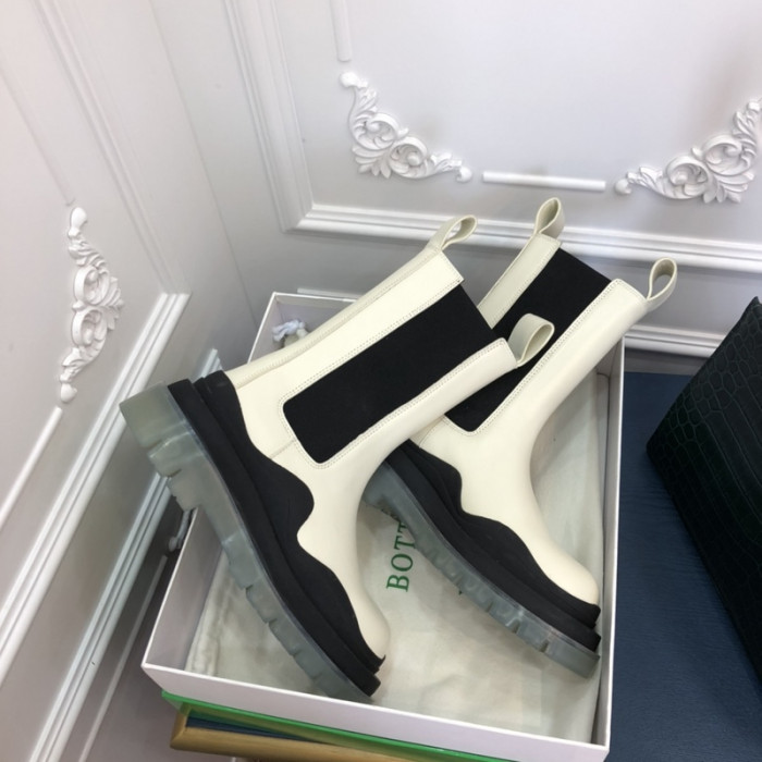 Botteg*Venta Tire Leather Ankle boots