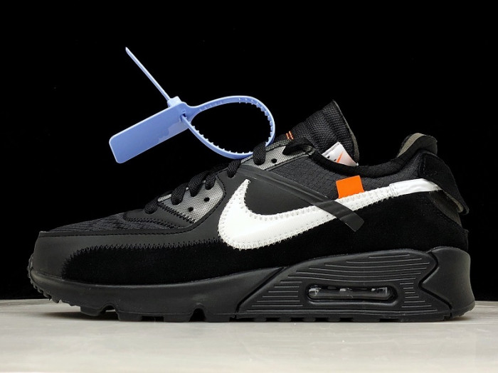 off white nike air max 90 black aa7293-001