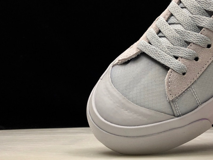 nike blazer mid ow wolf grey serena "queen" aa3832-002