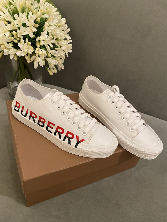 Bur*berry Vintage Check Cotton Sneakers