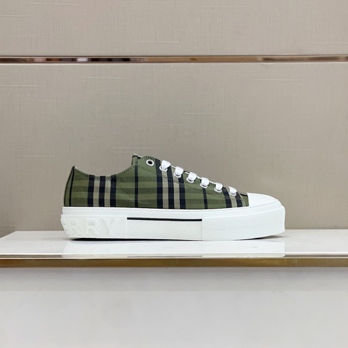 Bur*berry Vintage Check Cotton Sneakers