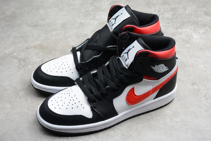 AIR JORDAN 1 BLACK WHITE GYM RED KID-555088-061