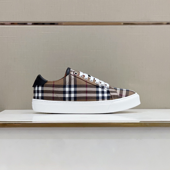Bur*berry Vintage Check Cotton Sneakers