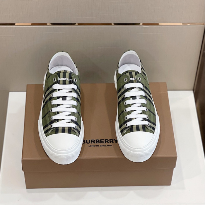 Bur*berry Vintage Check Cotton Sneakers