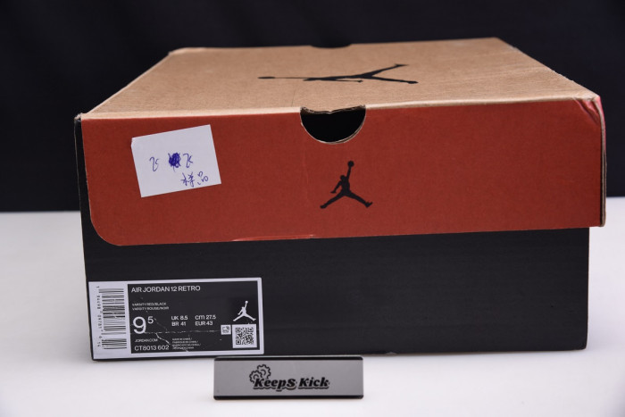 air jordan 12 reverse flu game ct8013-602