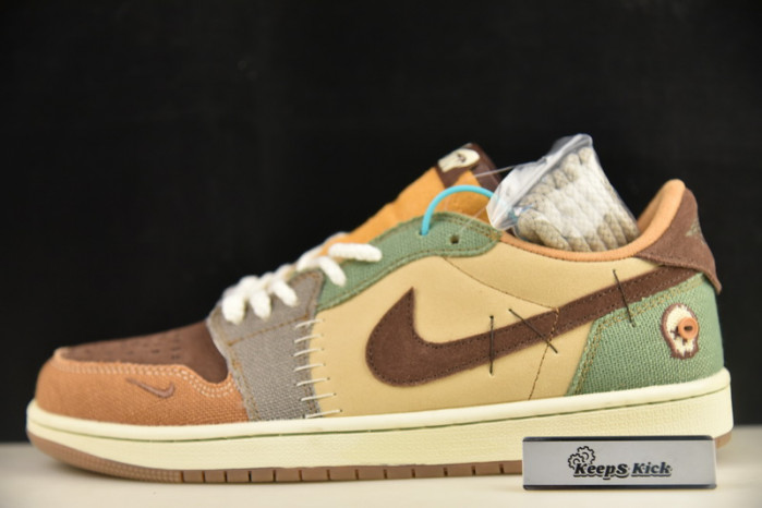 zion williamson x air jordan 1 low og “voodoo” dz7292-200