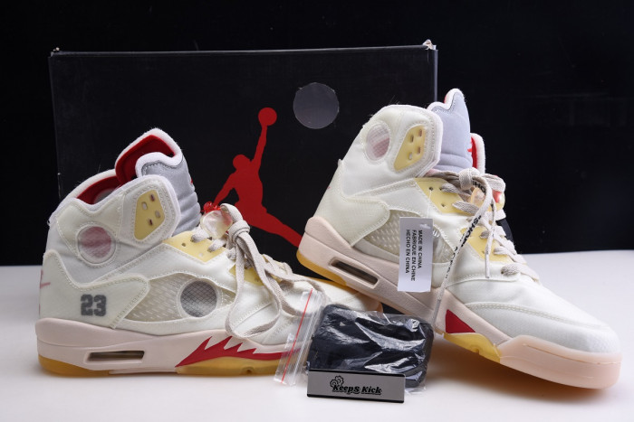 off white air jordan 5 ow 3m ct8480-002